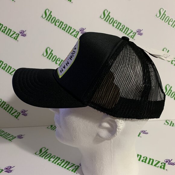 Mad Engine Hat The Simpsons Bart Don’t Have A Cow Man Snapback Trucker Black Cap - Picture 3 of 7